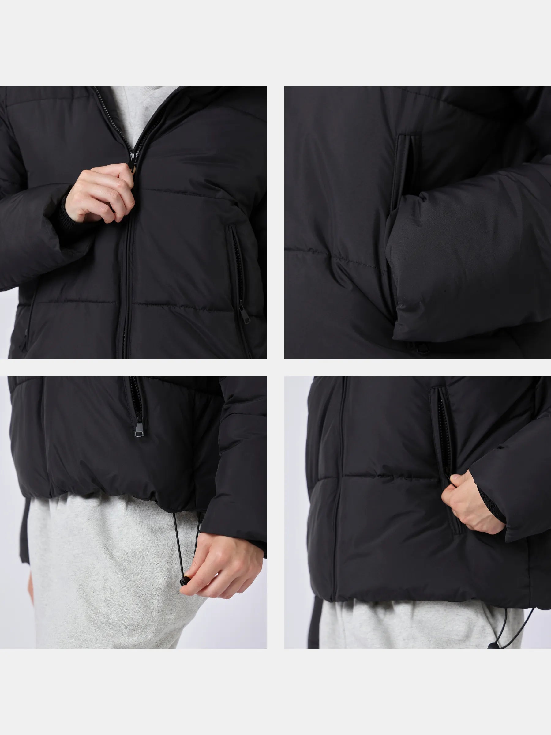 WarmCore™ Classic Short Detachable Hooded Puffer Jacket