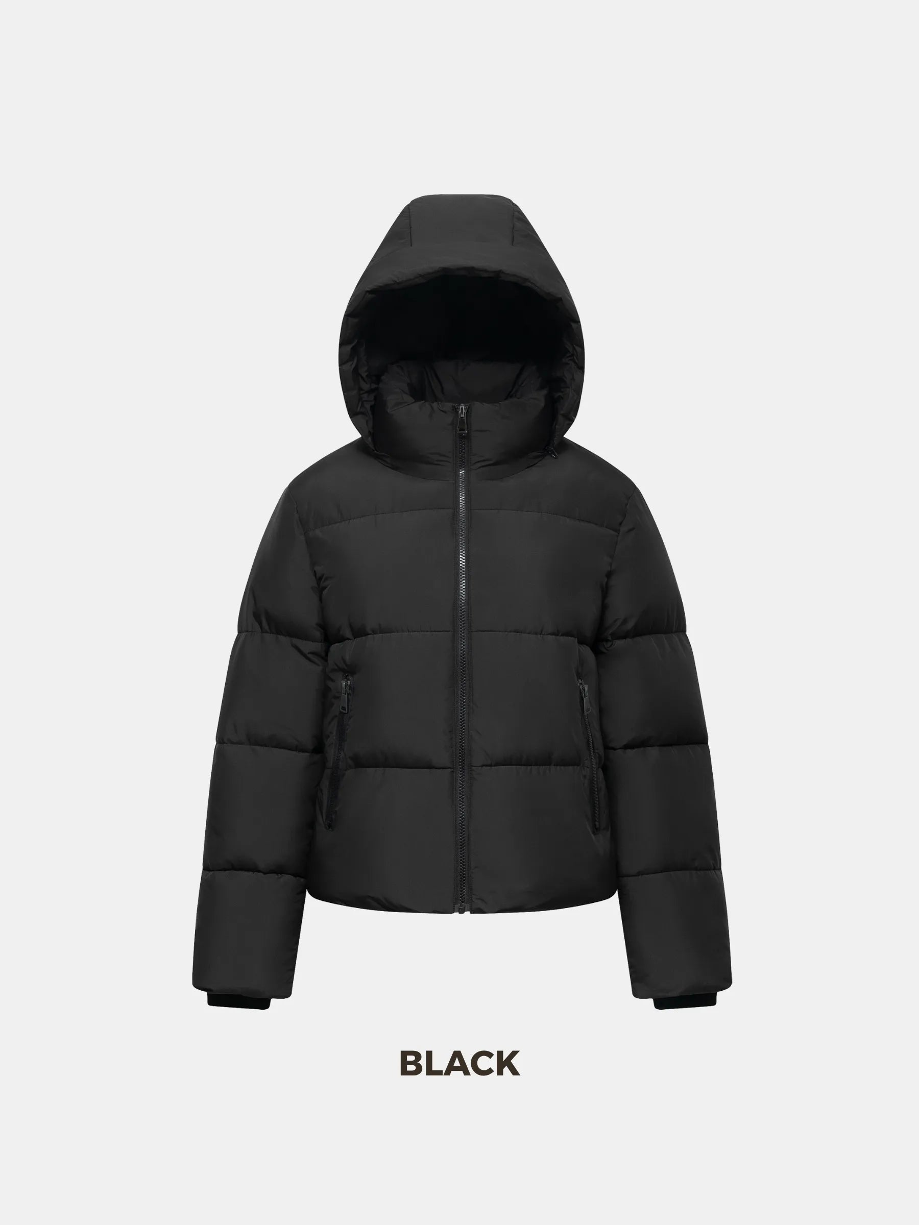 WarmCore™ Classic Short Detachable Hooded Puffer Jacket
