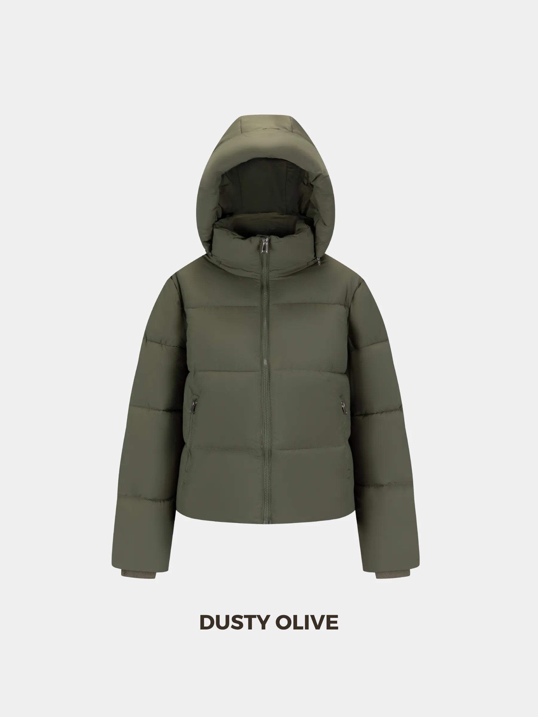 WarmCore™ Classic Short Detachable Hooded Puffer Jacket