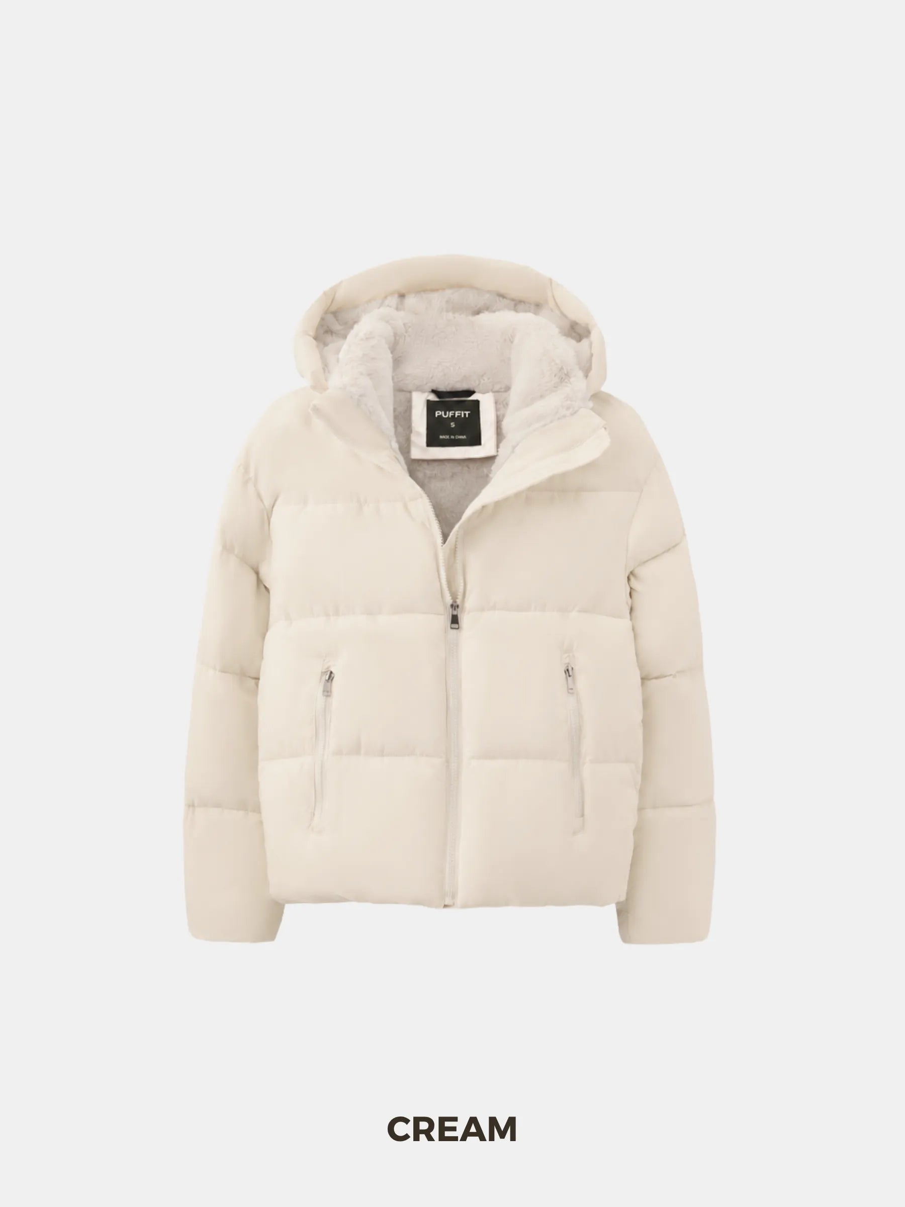 WarmCore™ Classic Short Detachable Hooded Puffer Jacket