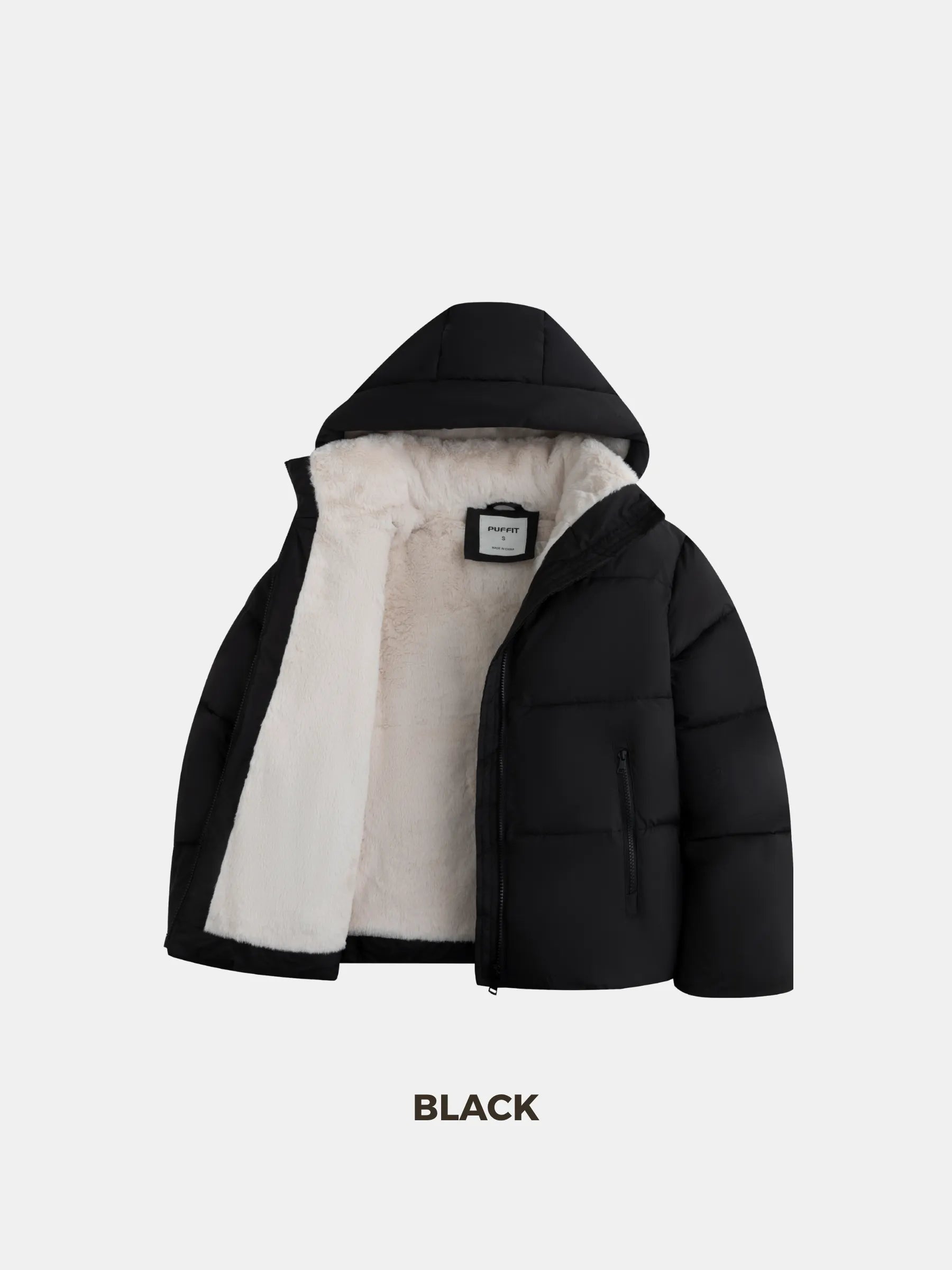 WarmCore™ Classic Short Detachable Hooded Puffer Jacket