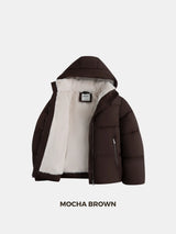 WarmCore™ Classic Short Detachable Hooded Puffer Jacket