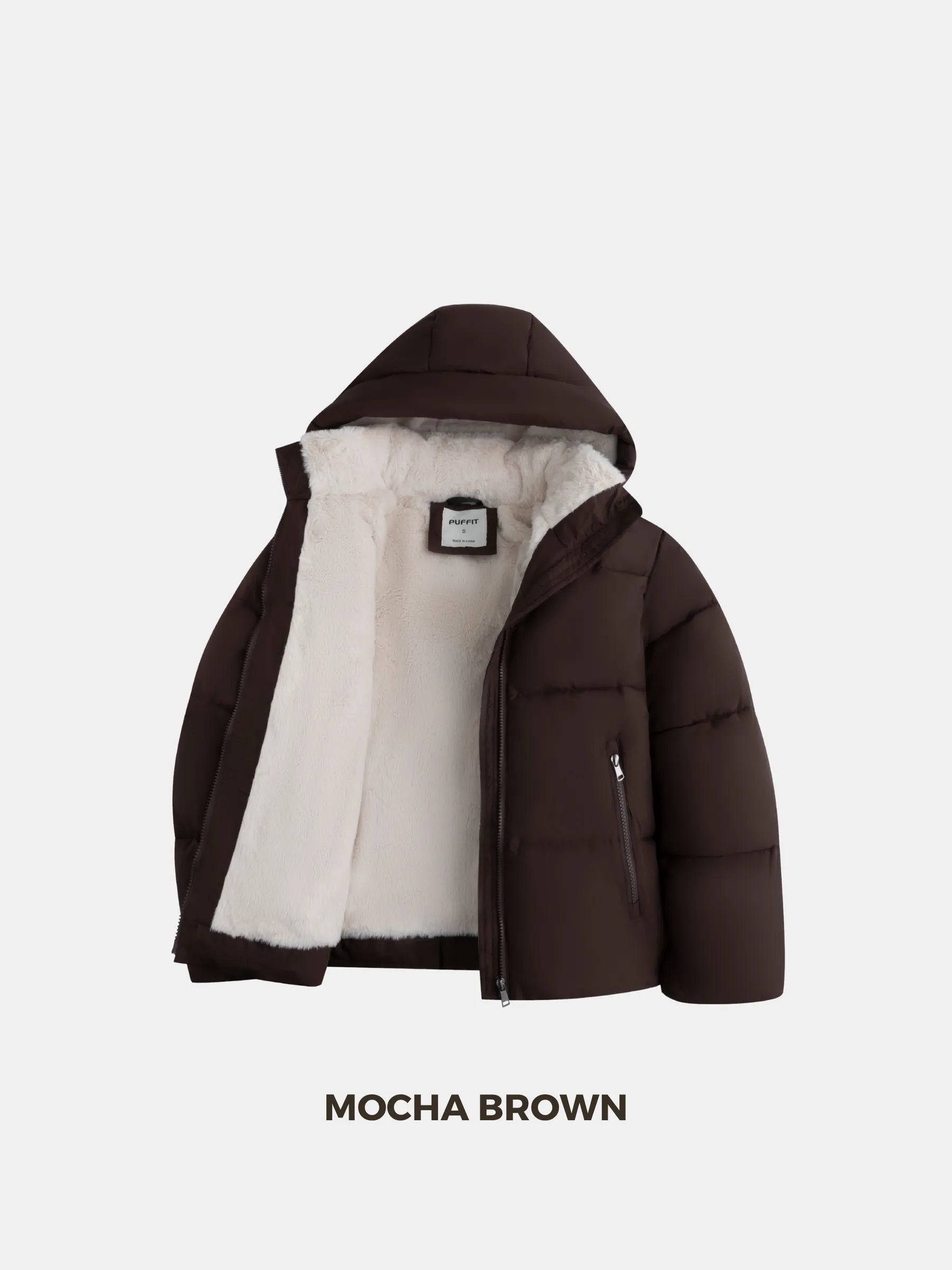 WarmCore™ Classic Short Detachable Hooded Puffer Jacket