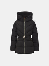WarmCore™ Gold-tone Belted Puffer Jacket