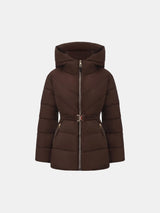 WarmCore™ Gold-tone Belted Puffer Jacket