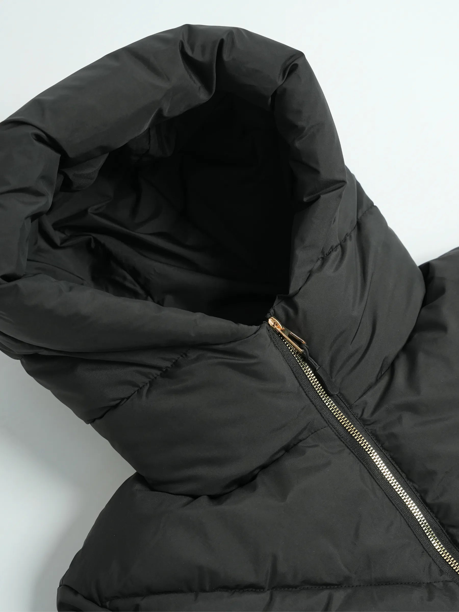 WarmCore™ Gold-tone Belted Puffer Jacket
