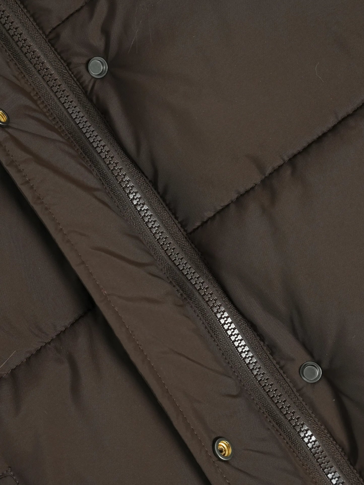 WarmCore™ Premium Elegant Detachable Faux Fur Collar Puffer With Belt