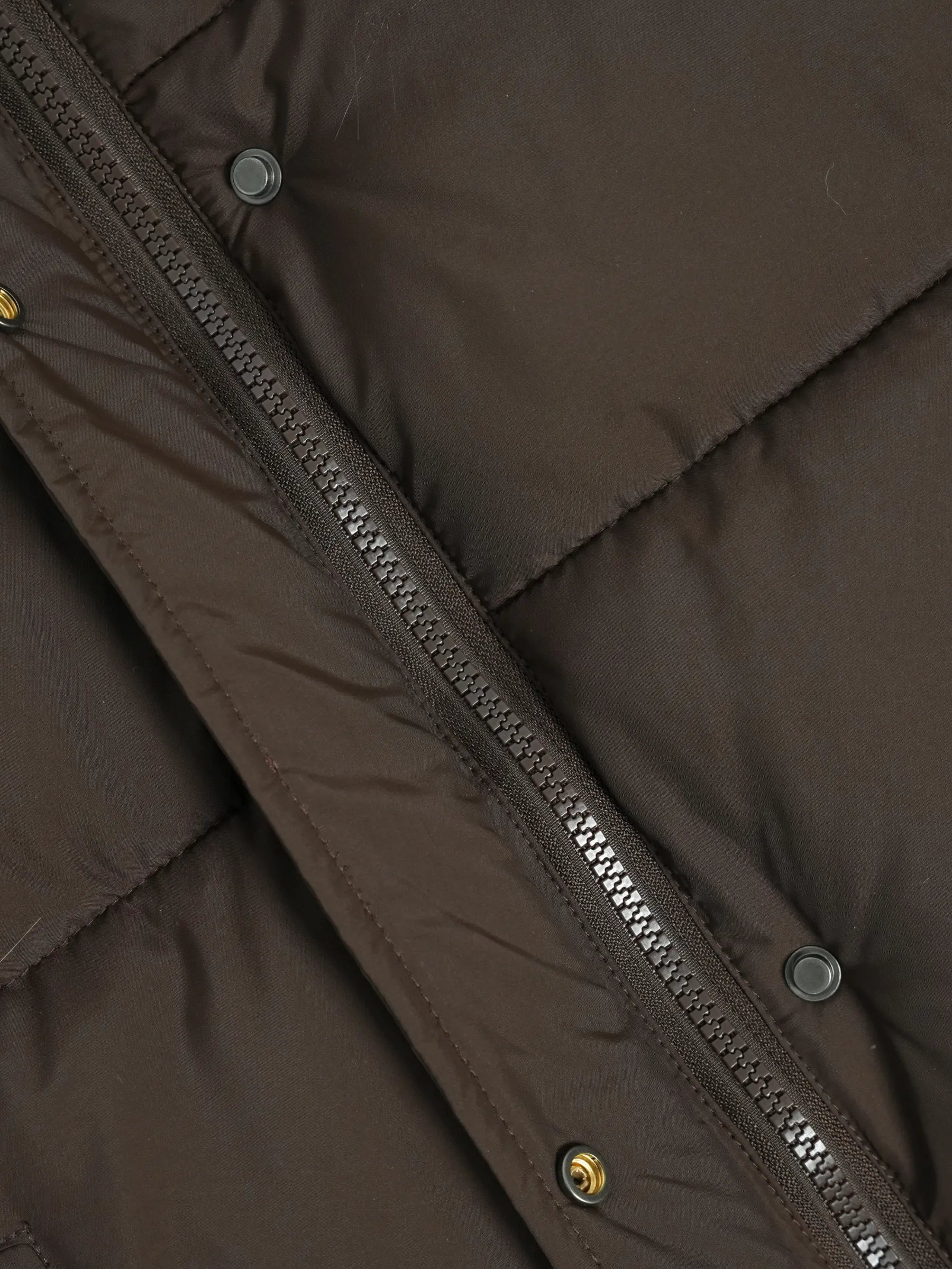 WarmCore™ Premium Elegant Detachable Faux Fur Collar Puffer With Belt