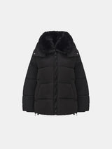 WarmCore™ Detachable Faux Fur Collar Hooded Puffer