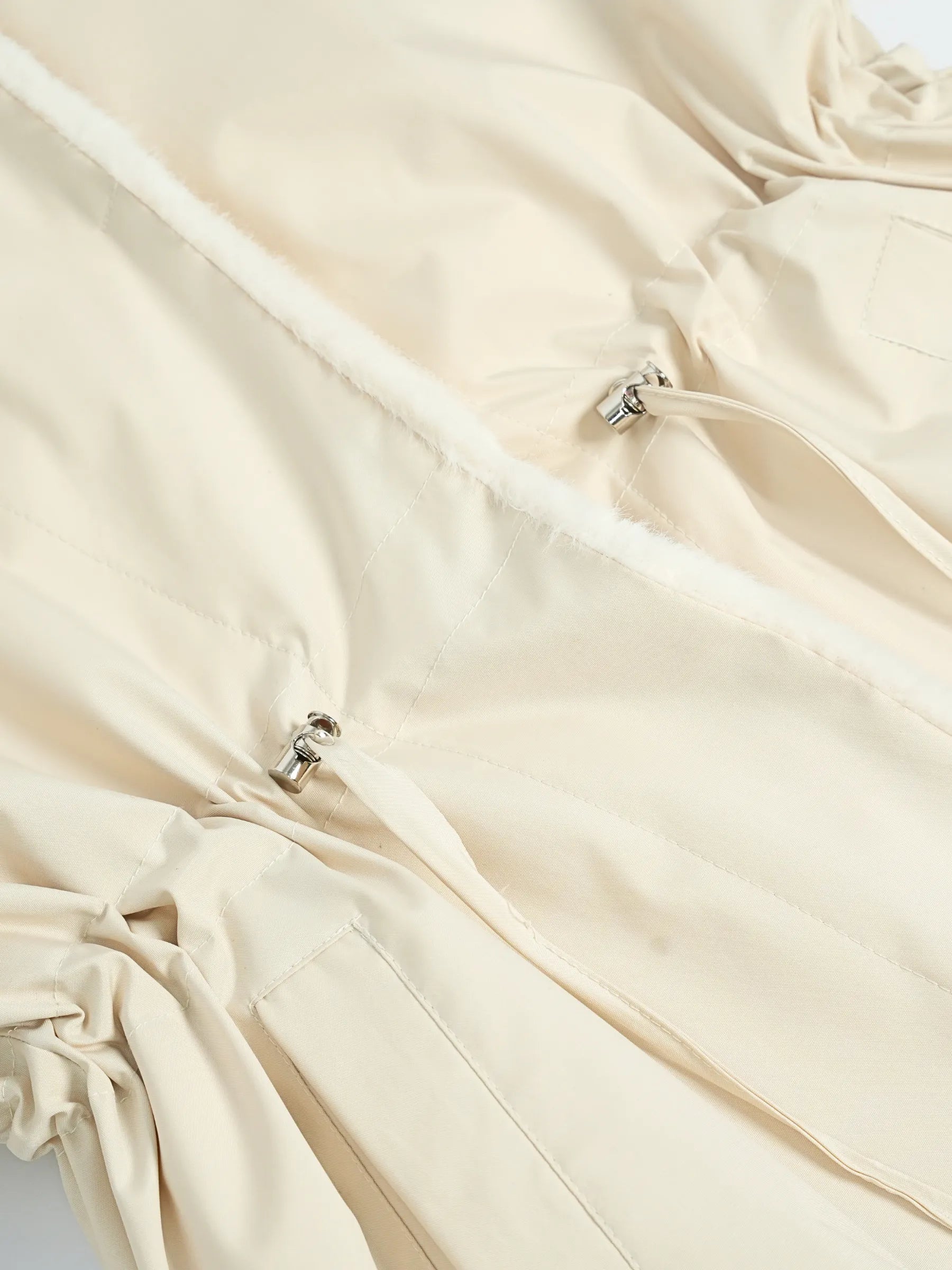 STM-TEX™ Faux Fur Lined Mid Length Rain Coat