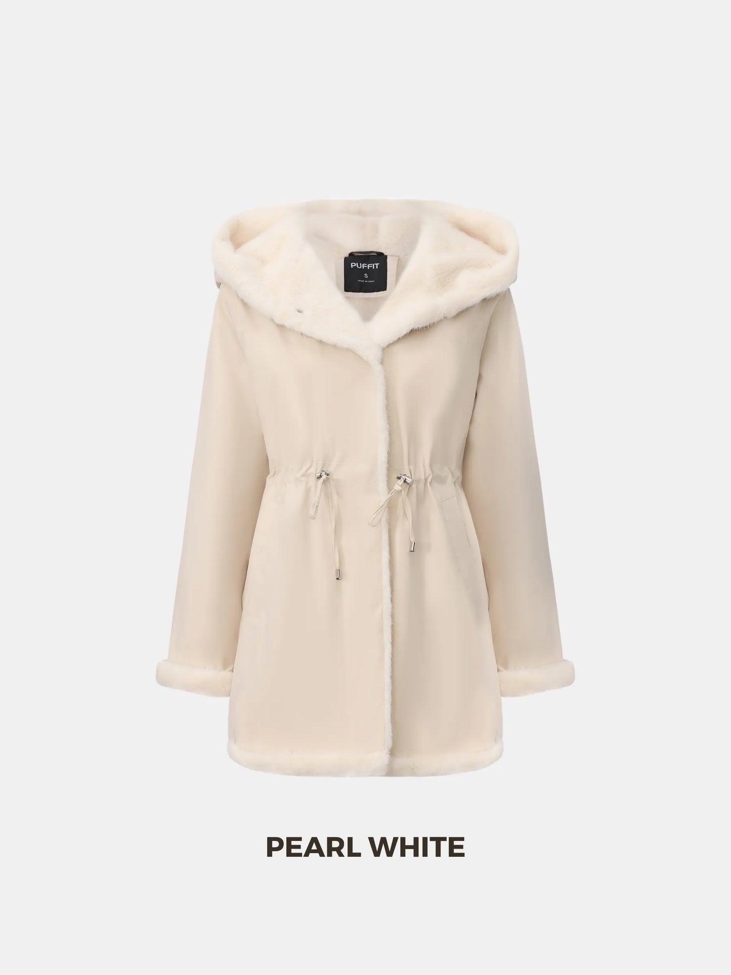 STM-TEX™ Faux Fur Lined Mid Length Rain Coat
