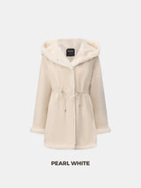 STM-TEX™ Faux Fur Lined Mid Length Rain Coat