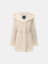 STM-TE™ Faux Fur Lined Mid Length Rain Coat