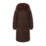 WarmCore™ Kunstpelzkragen, abnehmbare Kapuze und seitlicher Reißverschluss, hochwertiger, umweltfreundlicher Pelzkragen