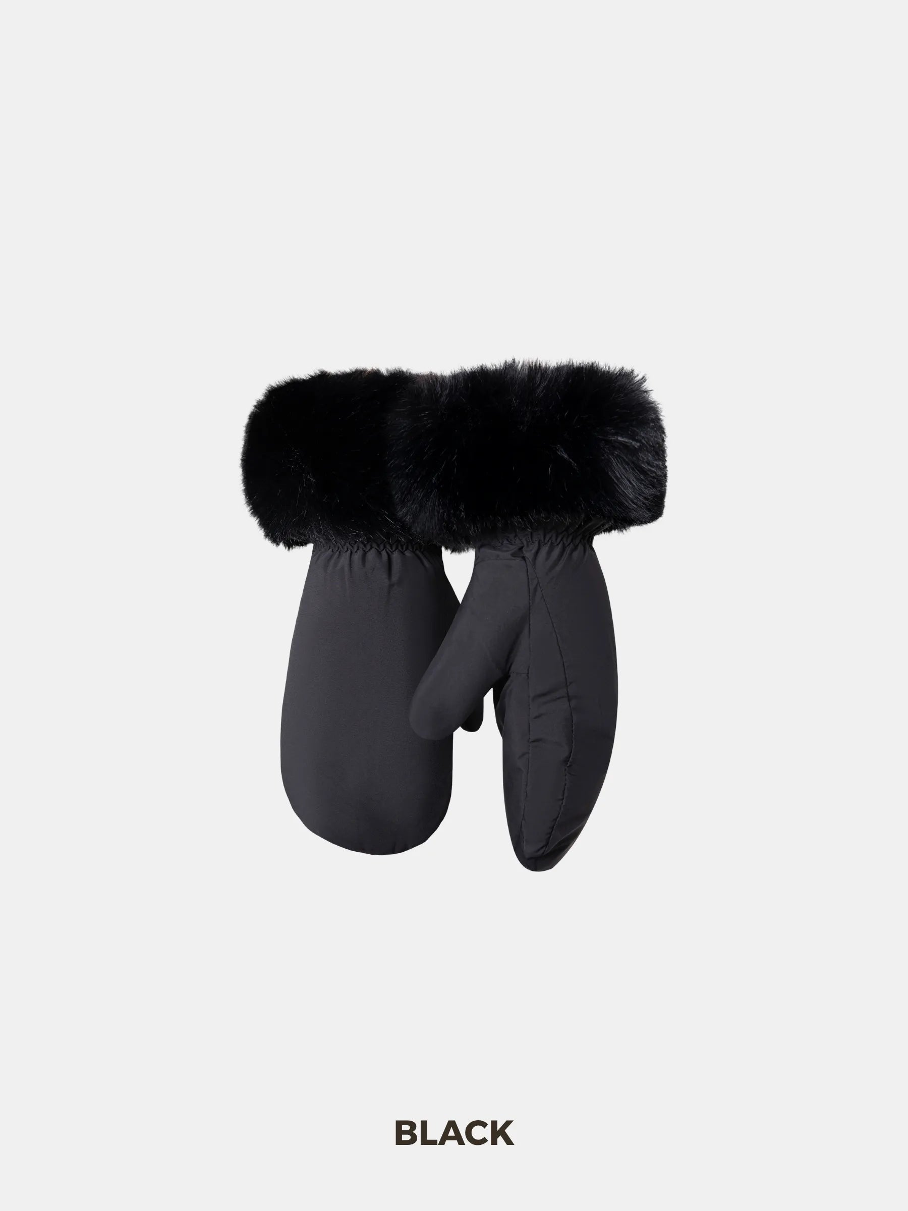WarmCore™ Elegant Faux Fur Mittens