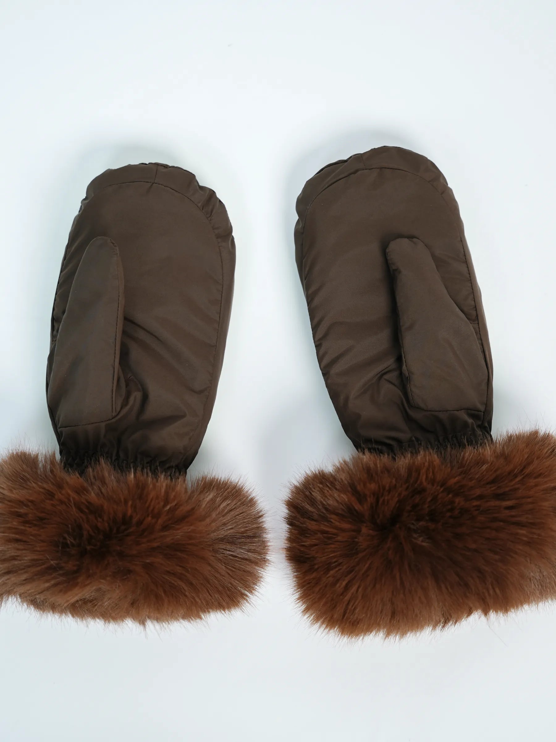 WarmCore™ Elegant Faux Fur Mittens