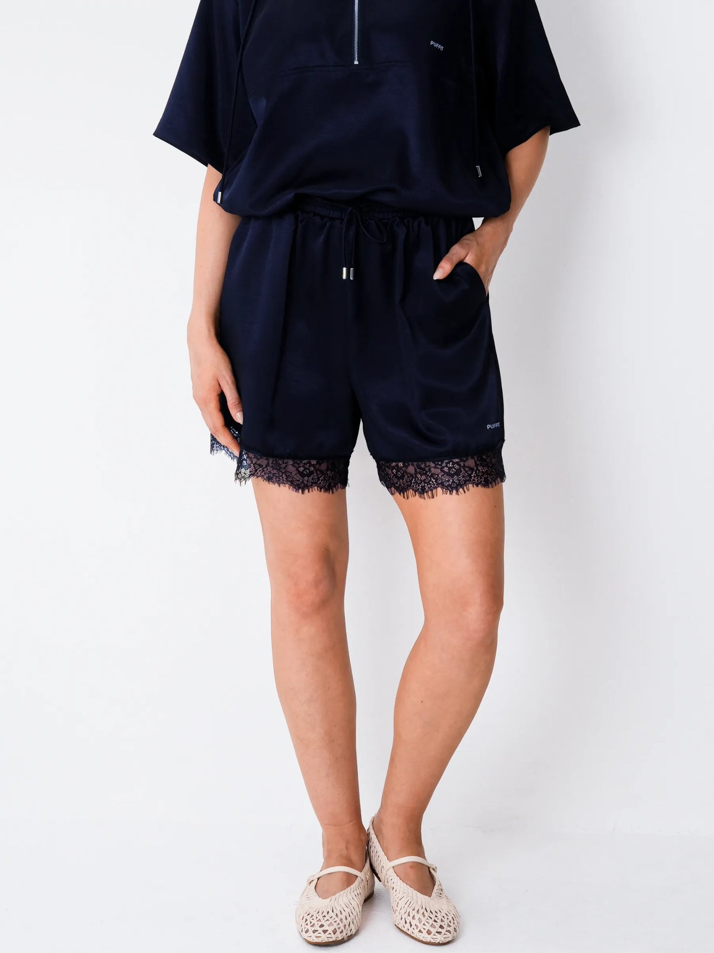 FreshWave™ Odor Control Lace Trim Shorts
