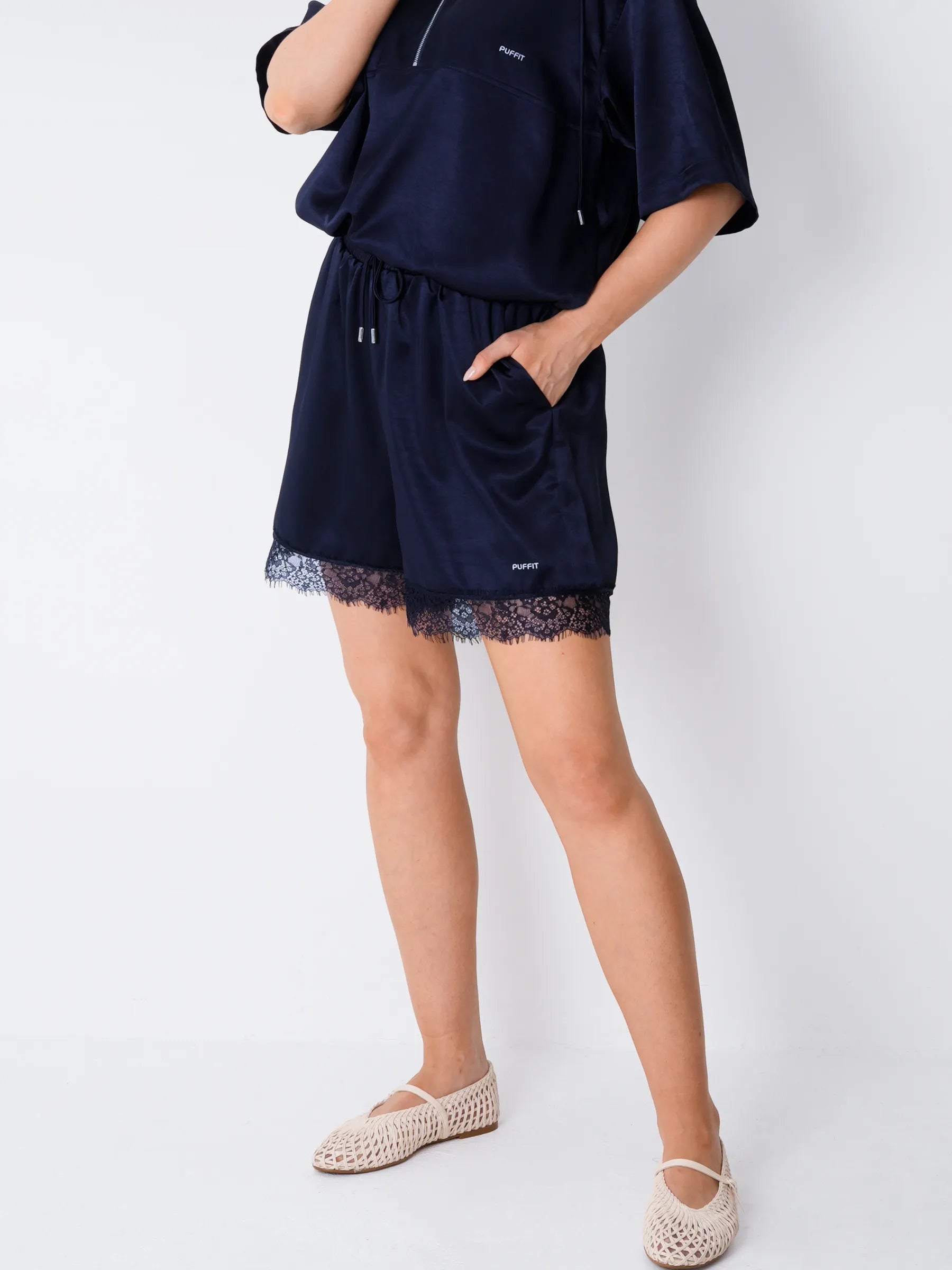 FreshWave™ Odor Control Lace Trim Shorts