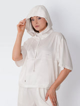 FreshWave™ Odor Control Silky Summer Hooded Top