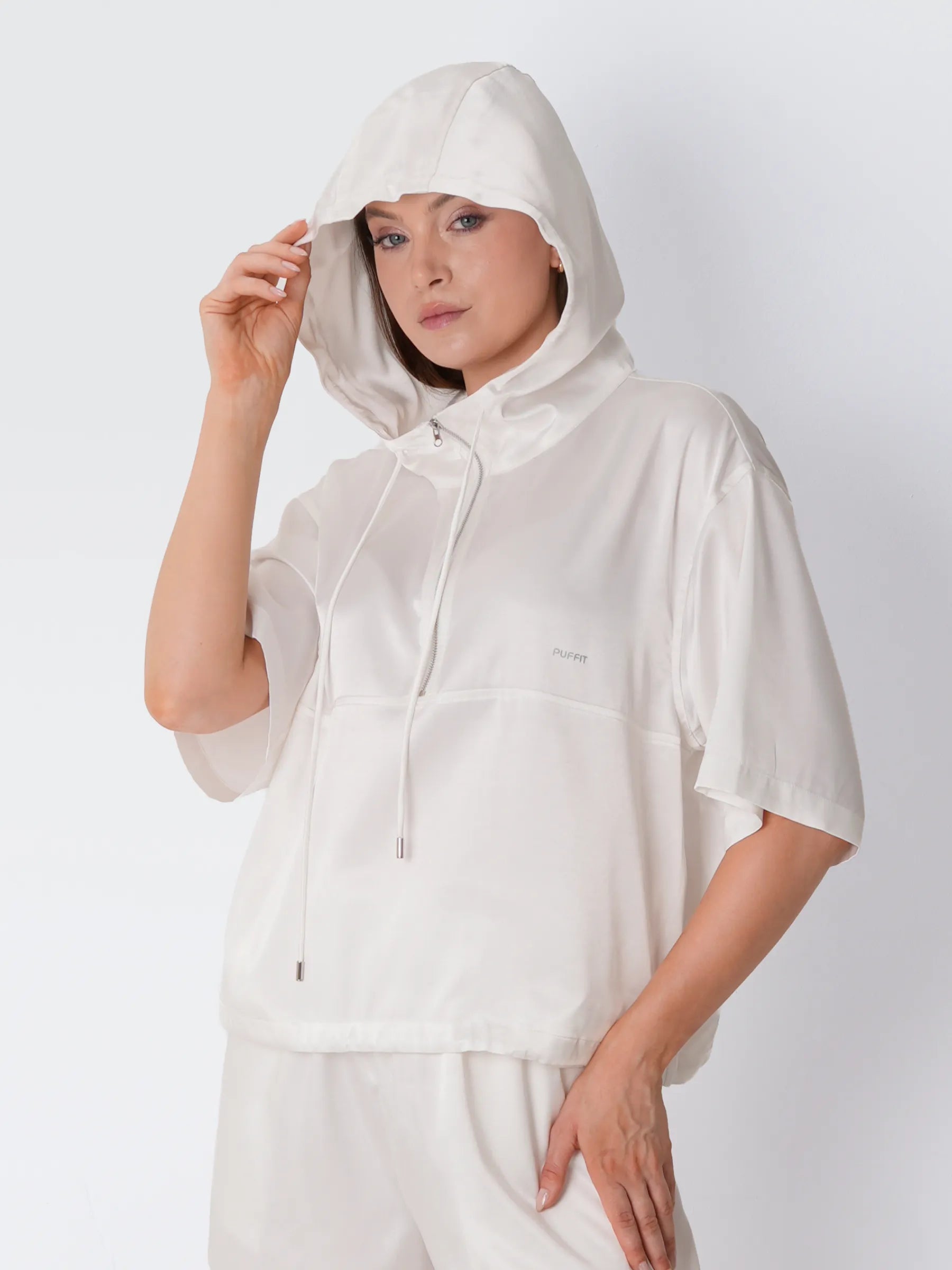 FreshWave™ Odor Control Silky Summer Hooded Top