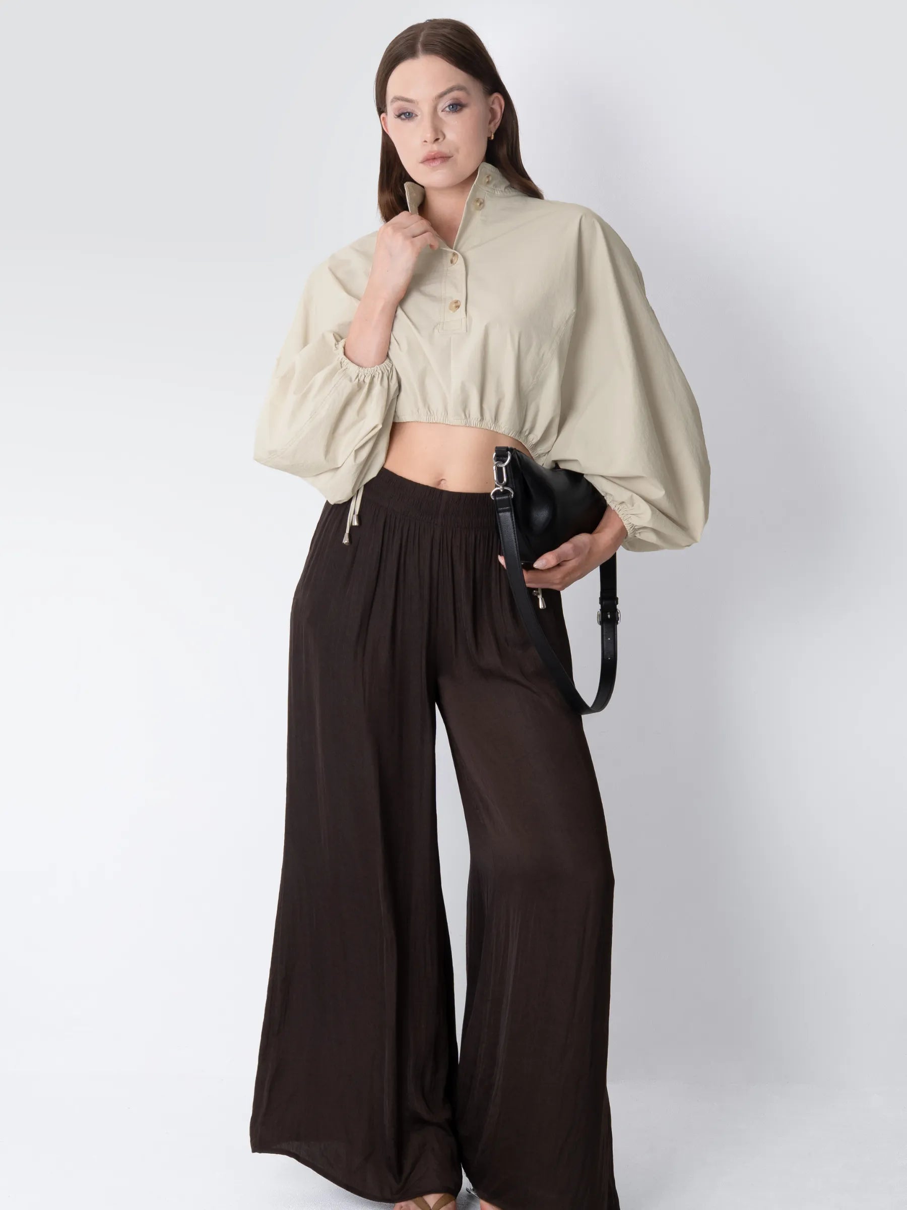 FreshWave™ Drawstring Waist Blouse