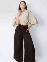 FreshWave™ Drawstring Waist Blouse