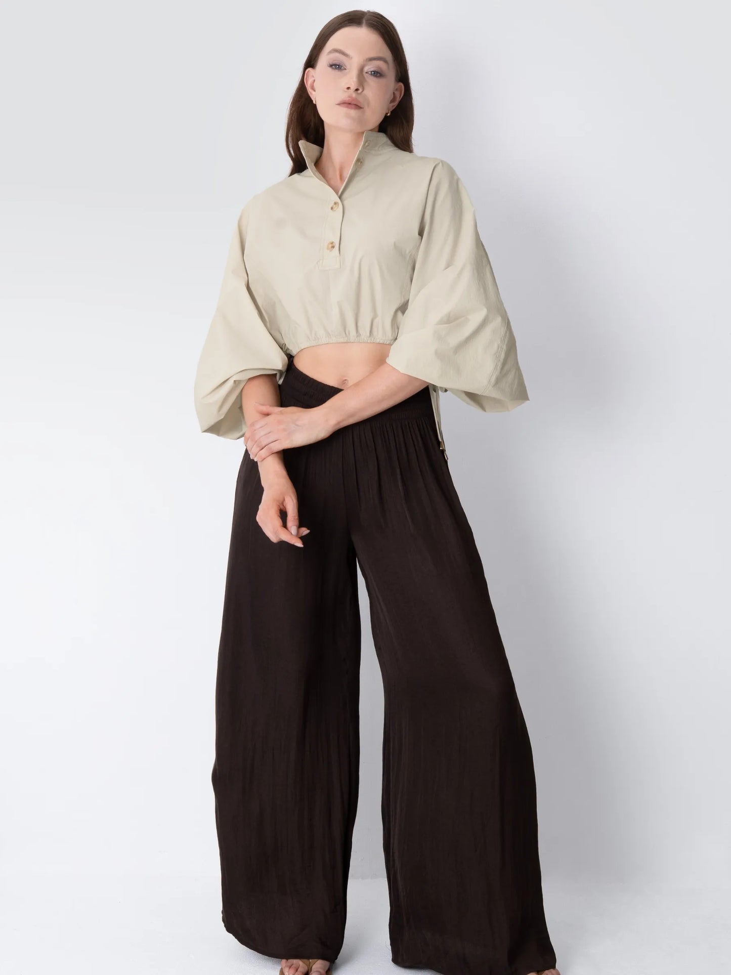 FreshWave™ Drawstring Waist Blouse