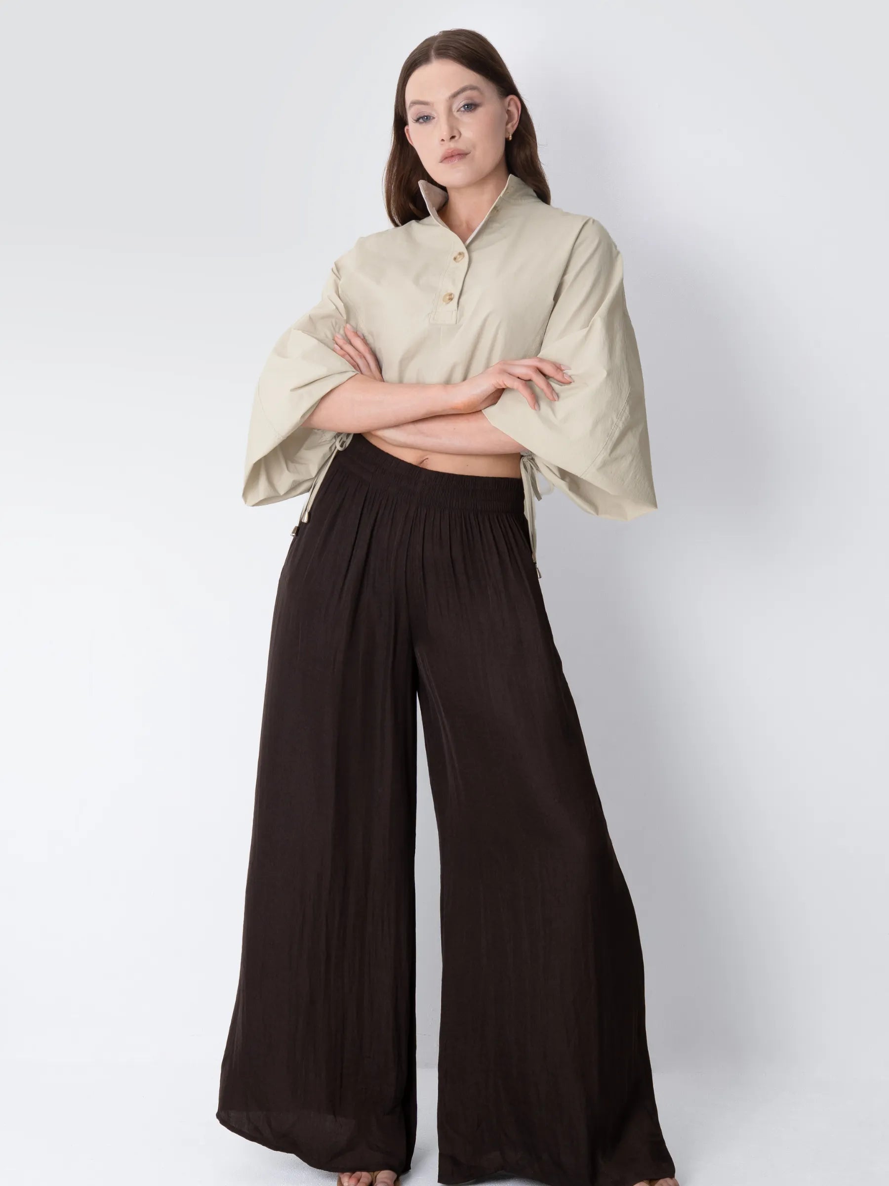 FreshWave™ Drawstring Waist Blouse