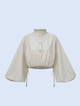 FreshWave™ Drawstring Waist Blouse