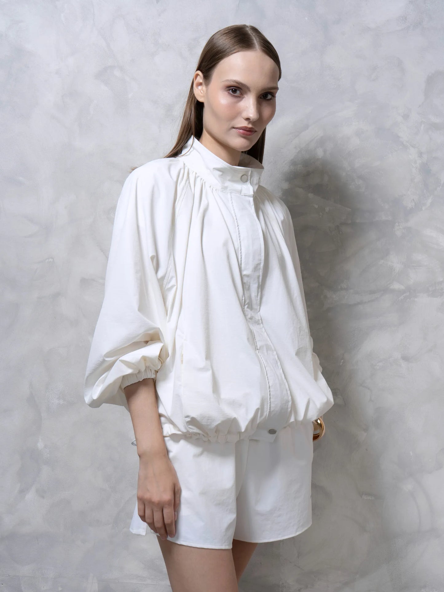 FreshWave™ Odor Control Summer Flow Oversized Bubble Jacket