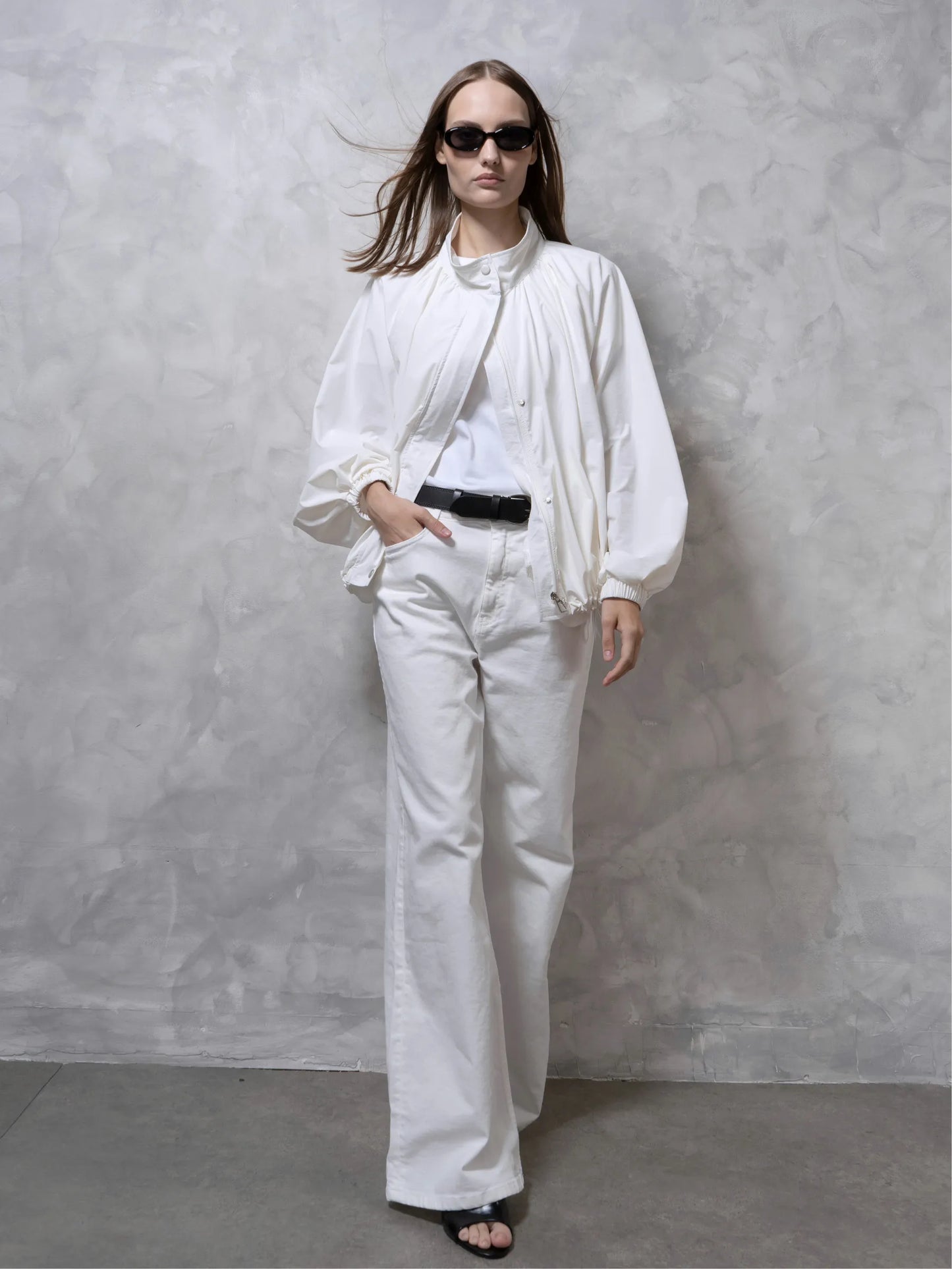 FreshWave™ Odor Control Summer Flow Oversized Bubble Jacket