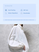 FreshWave™ Odor Control Summer Flow Oversized Bubble Jacket