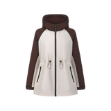 STM-TEX™  Brown/White  Full-Zip Rain Jacket