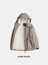 STM-TEX™ Faux Fur Lining Full Zip Rain Coat