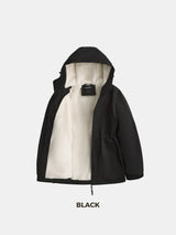 STM-TEX™ Faux Fur Lining Full Zip Rain Coat