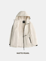 STM-TEX™ Faux Fur Lining Full Zip Rain Coat