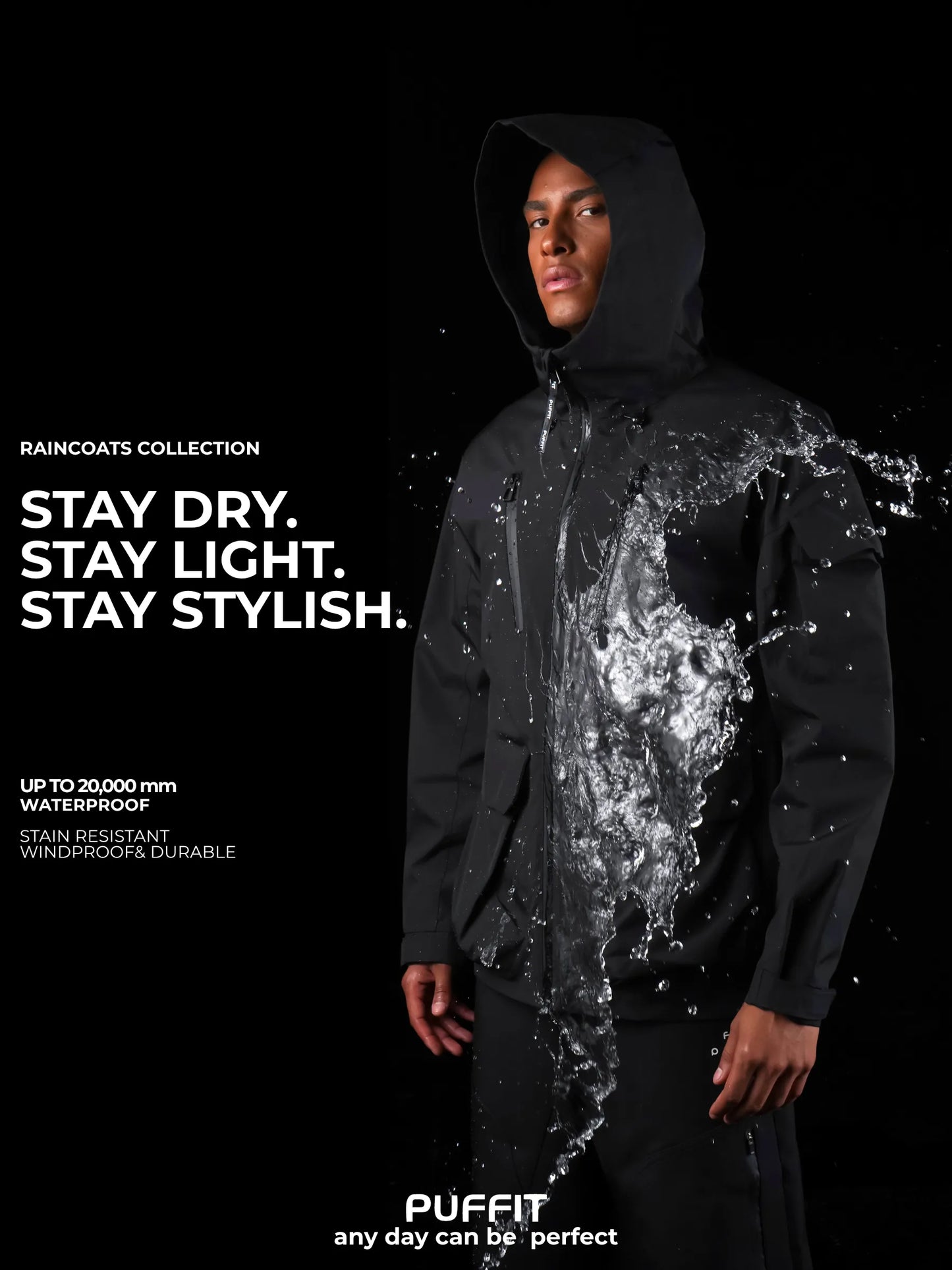 STM-TEX™ Men’s Multi-Pocket Rain Jacket