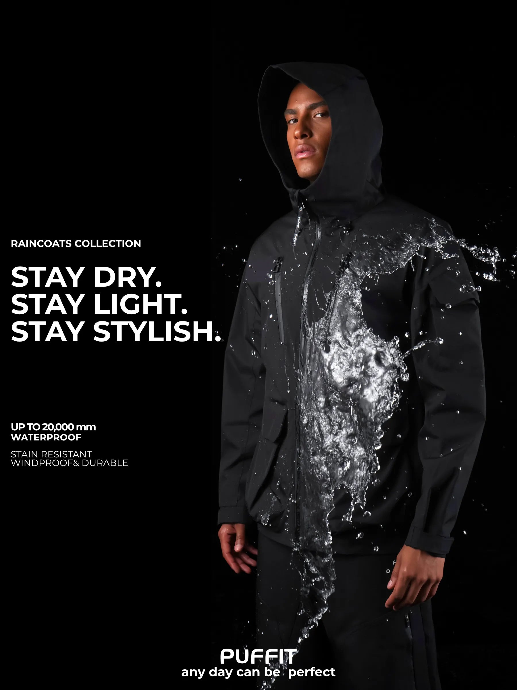 STM-TEX™ Men’s Multi-Pocket Rain Jacket