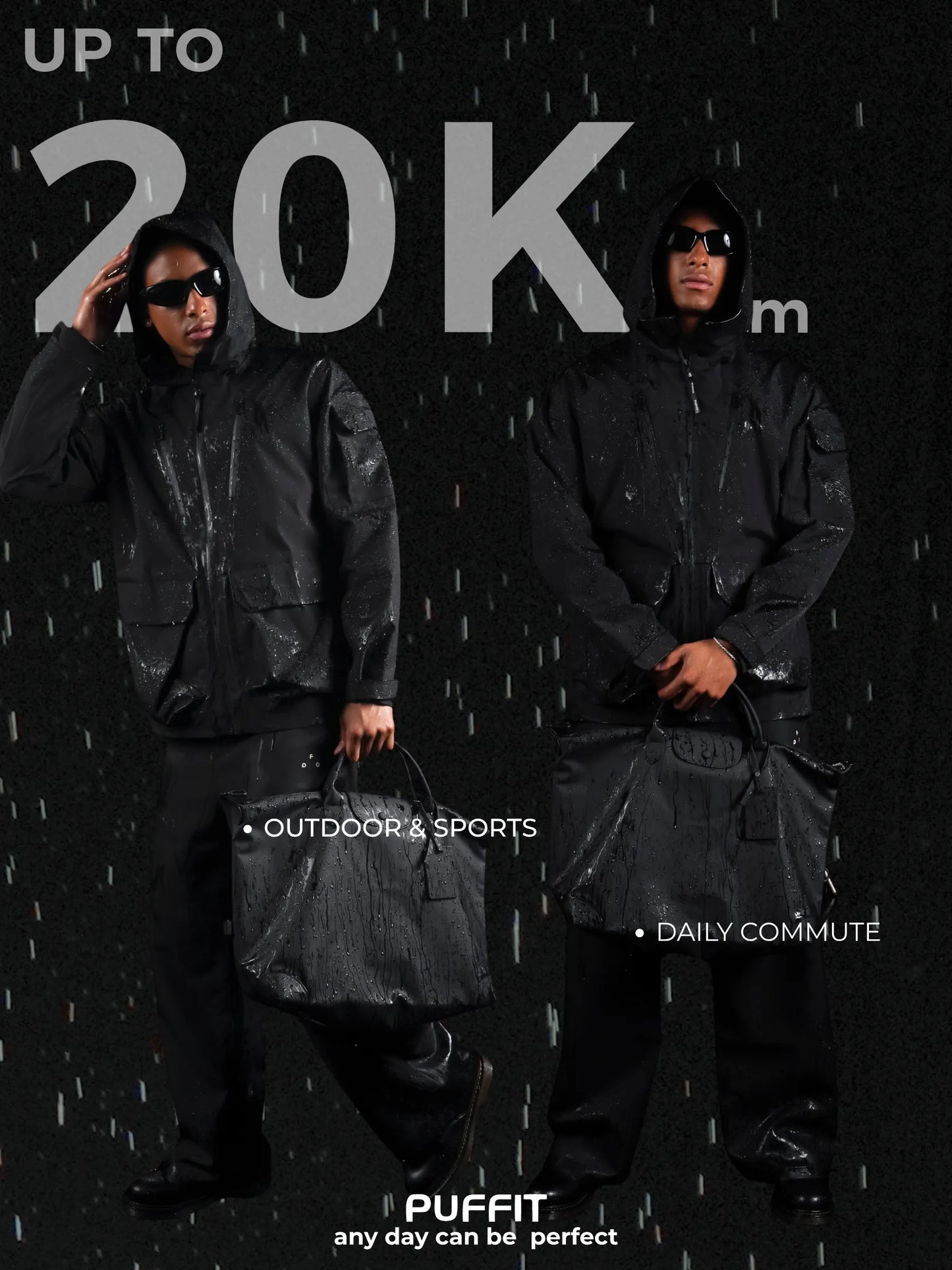 STM-TEX™ Men’s Multi-Pocket Rain Jacket