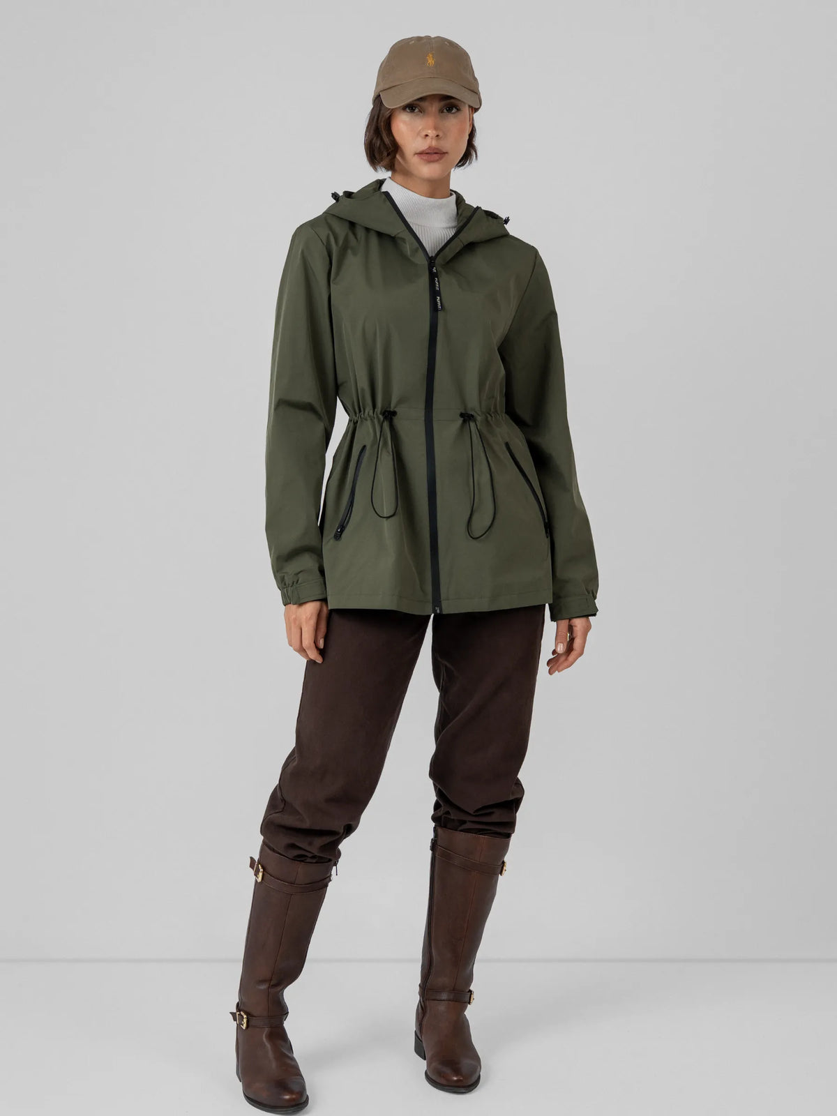 Chaqueta impermeable clásica con cremallera completa STM-TEX™