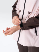 STM-TEX™ Brown/Pink Full-Zip Rain Jacket