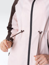 STM-TEX™ Brown/Pink Full-Zip Rain Jacket