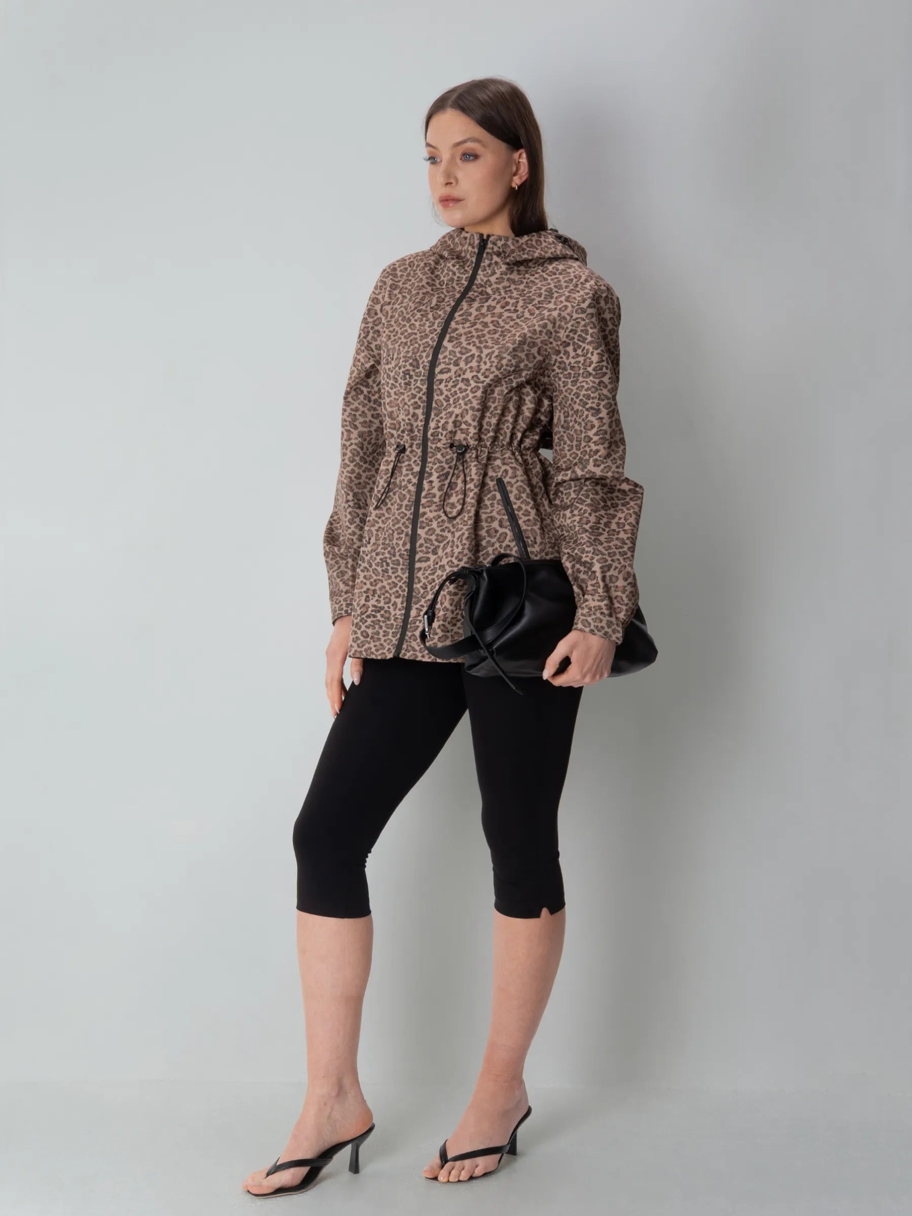 STM-TEX™ Premium Leopard Full Zip Rain Coat