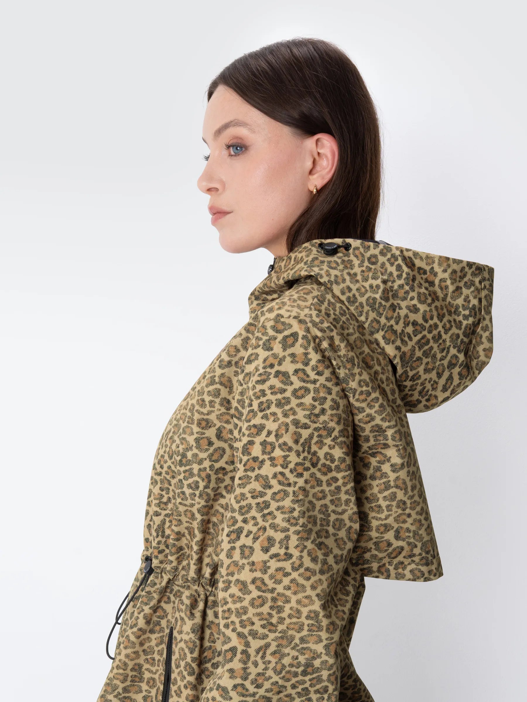 STM-TEX™ Premium Leopard Full Zip Rain Coat