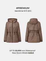 STM-TEX™ Premium Leopard Full Zip Rain Coat