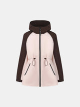 STM-TEX™ Brown/Pink Full-Zip Rain Jacket