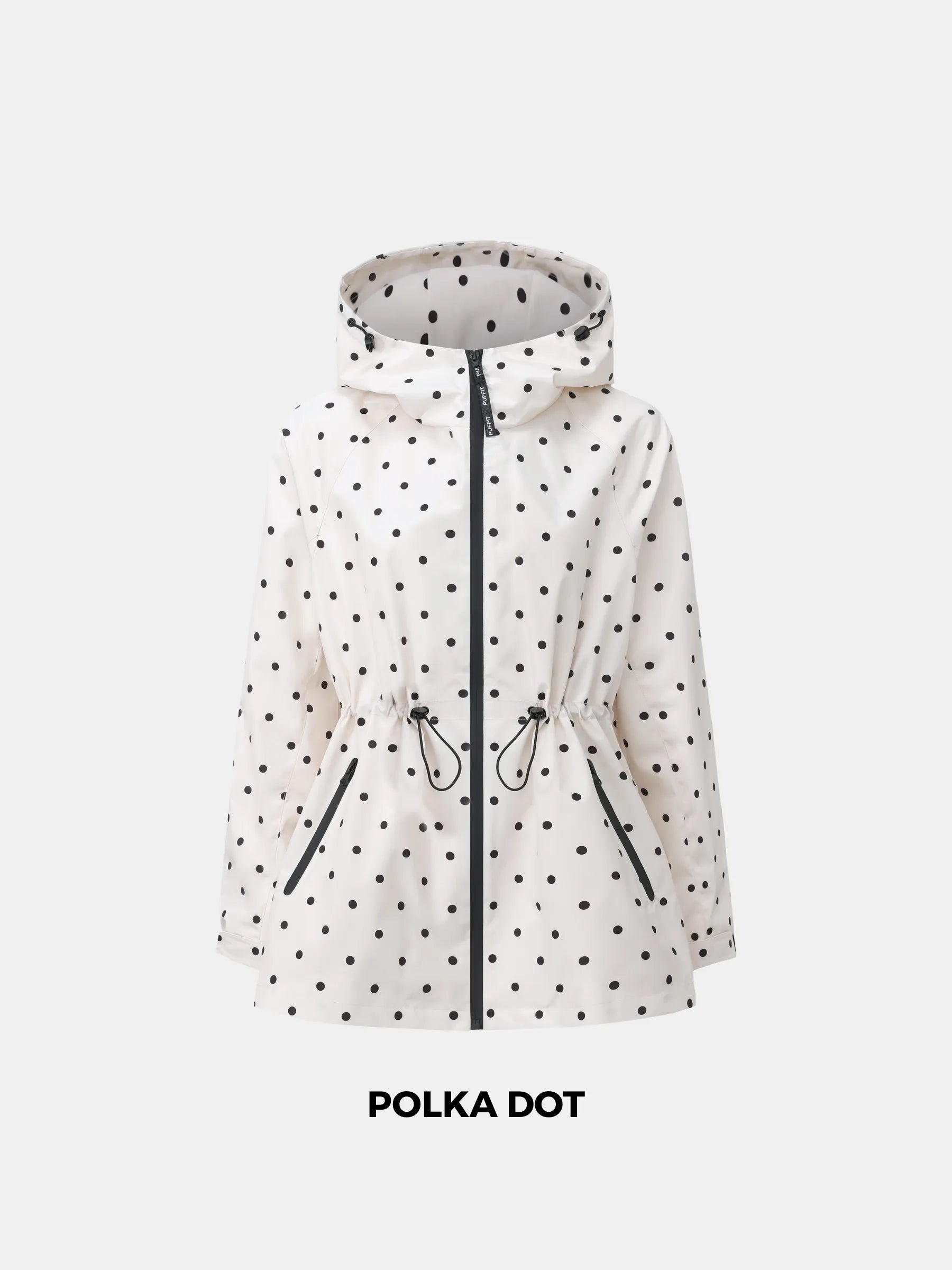 STM-TEX™ Polka Dot Full-Zip Rain Jacket