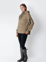 STM-TEX™ Leopard Oversized Rain Hoodie