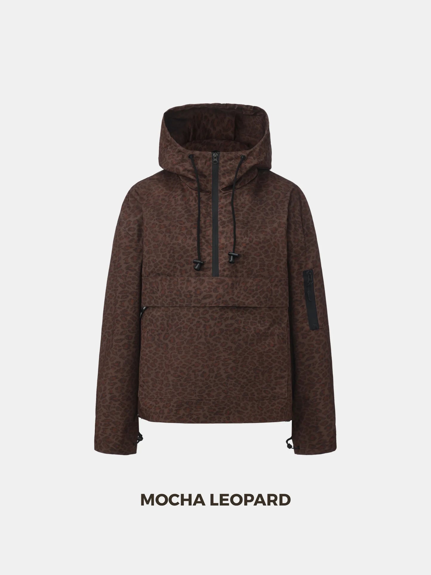 STM-TEX™ Leopard Oversized Rain Hoodie