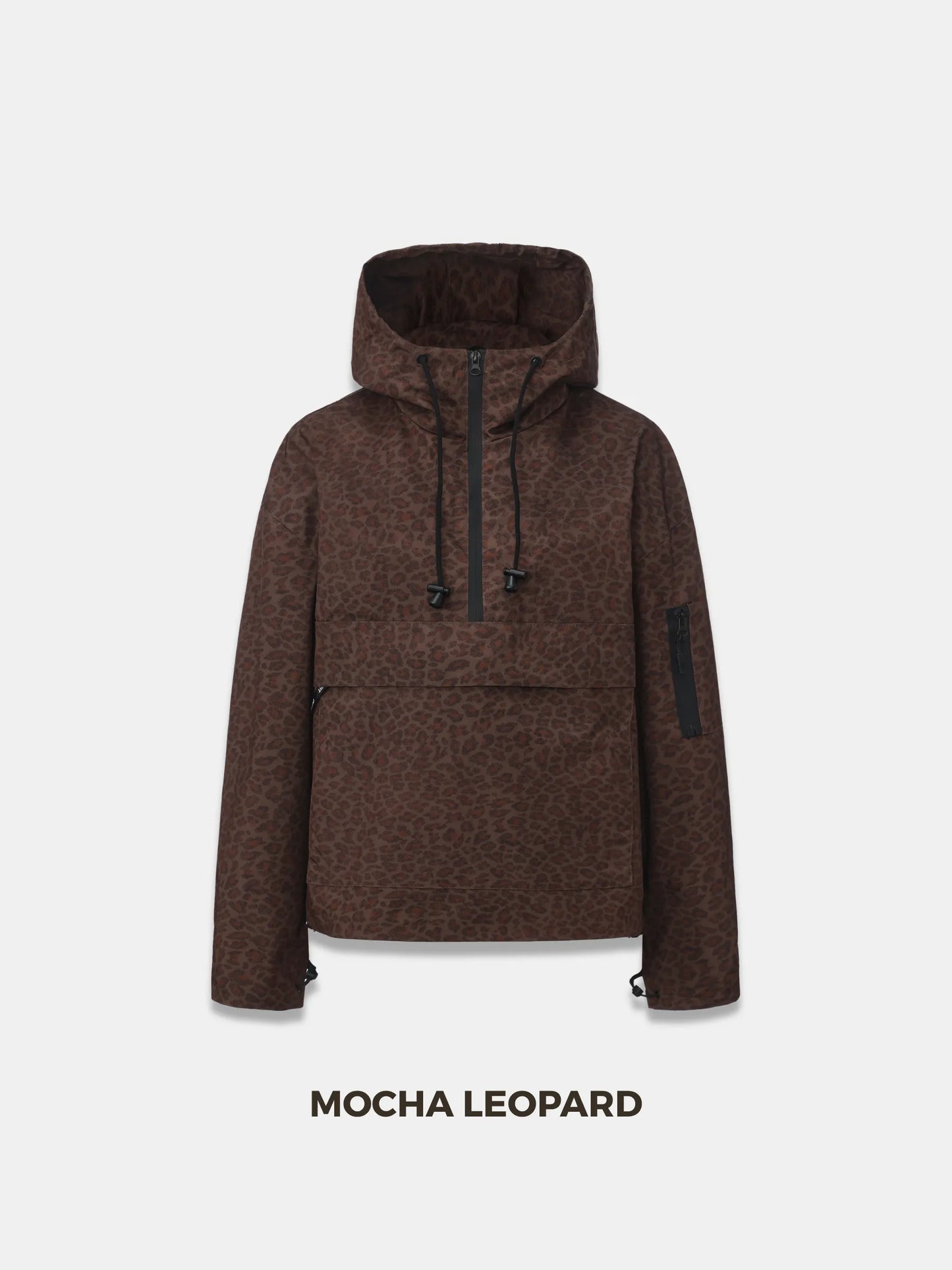 STM-TEX™ Leopard Oversized Rain Hoodie